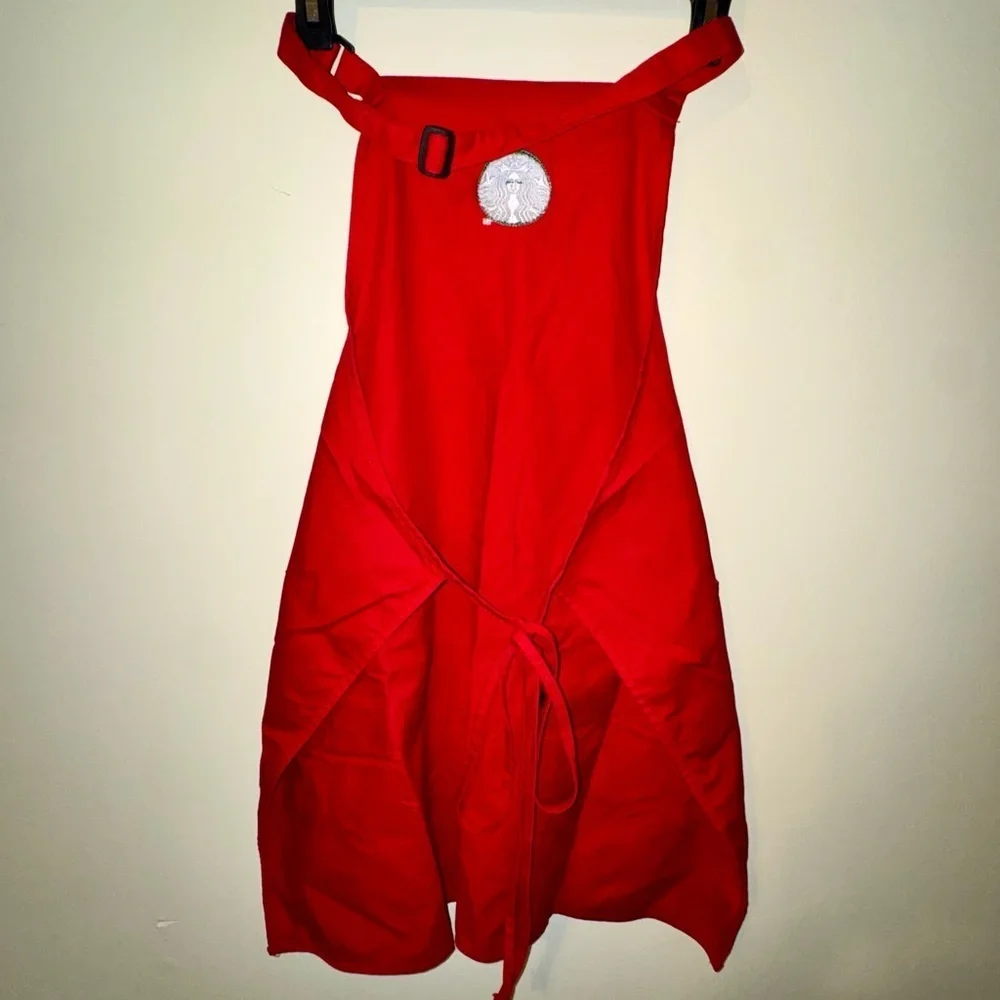 Starbucks Red Holiday Christmas Apron